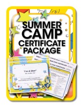 Summer Camp Certificate Package
